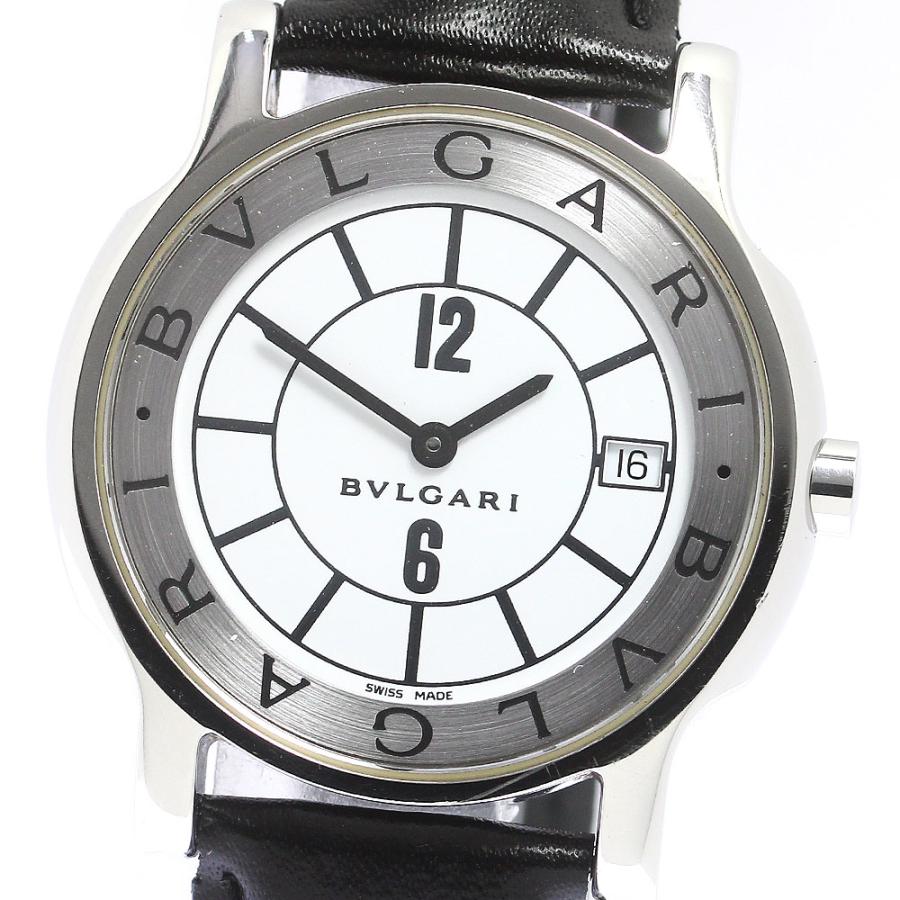 BVLGARI ブルガリ ST35S ソロテンポ デイト クォーツ メンズ 良品