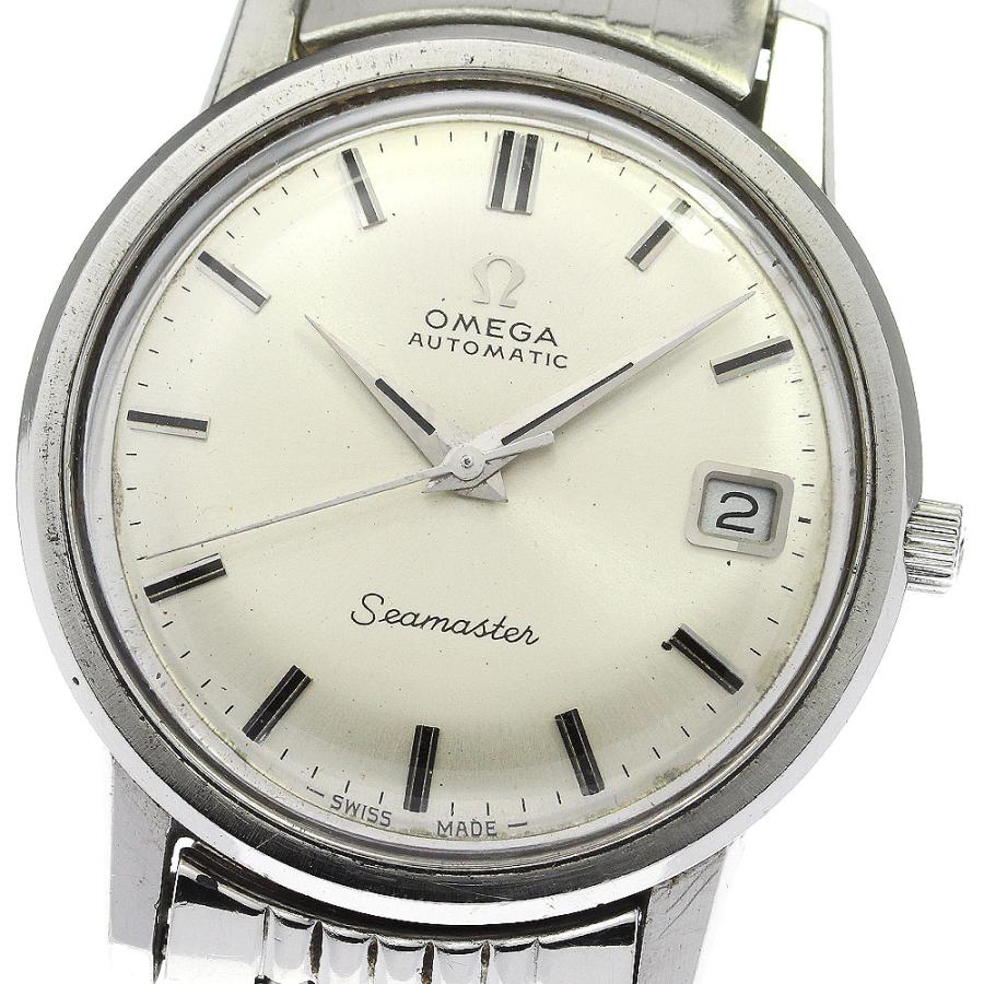 OMEGA オメガ Ref.166.003 シーマスター Cal.565 ライスブレスレット 自動巻き メンズ _770669 ...