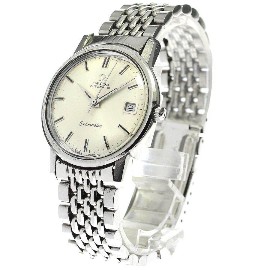 OMEGA オメガ Ref.166.003 シーマスター Cal.565 ライスブレスレット 自動巻き メンズ _770669 ...