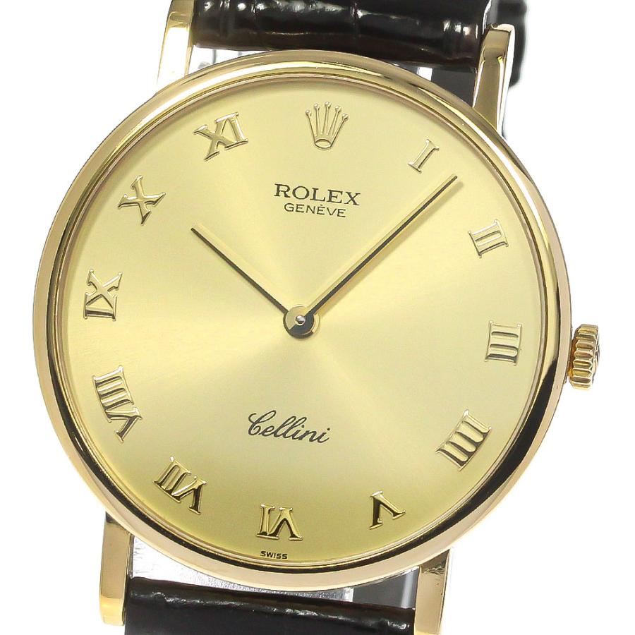 ROLEX（ロレックス） ROLEX 5112/8 チェリーニ K18YG cal.1602 W番 手