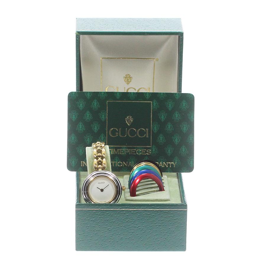 GUCCI（グッチ） GUCCI 11/12.2 チェンジベゼル クォーツ レディース