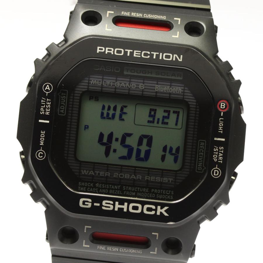 【良品】CASIO G-SHOCK Bluetooth 腕時計　保証書　箱付 良品】CASIO G-SHOCK Bluetooth 腕時計保証書箱付