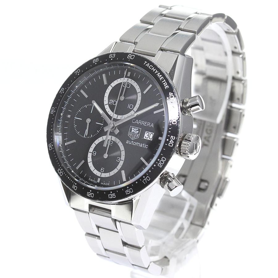 TAG HEUER タグホイヤー CV2010-2 カレラ クロノグラフ 自動巻き メンズ _772804 : CLOSER Yahoo ...