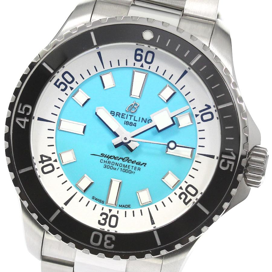 ブライトリング BREITLING A17376 スーパーオーシャン オートマチック44 自動巻き メンズ 美品 内箱・保証書付き_772813 ブライトリング（BREITLING） BREITLING A17376 スーパーオーシャン