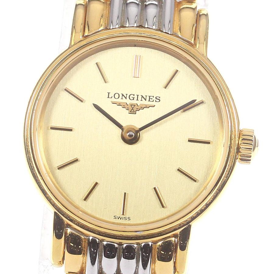 LONGINES ロンジン プレサンス スクエア メンズ 腕時計 クォーツ
