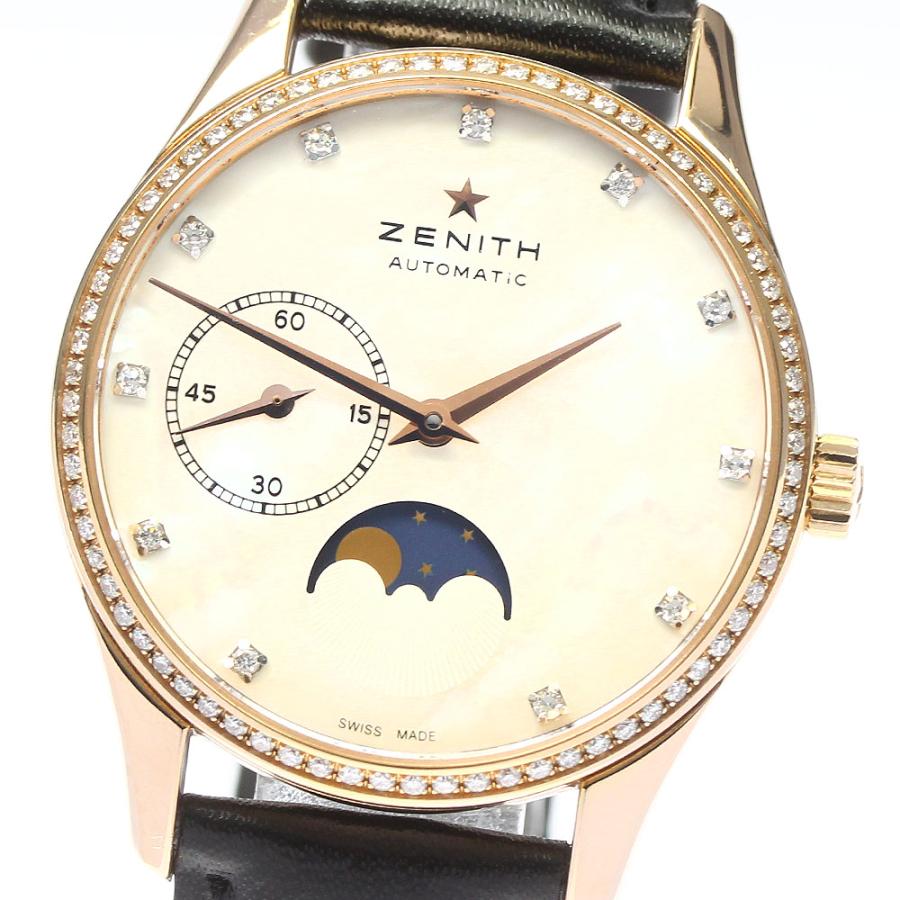 ZENITH(時計) ゼニス ZENITH 22.2310.692 エリート ウルトラシン K18PG ダイヤモンド ムーンフェイズ 自動巻き レディース 良品 _773432 : CLOSER Yahoo!ショップ - 通販 - Yahoo!ショッピング ZENITH(時計) ゼニス ZENITH 22.2310.692 エリート ウルトラシン K18PG ダイヤモンド ムーンフェイズ 自動巻き レディース 良品 _773432 : CLOSER Yahoo!ショップ - 通販 - Yahoo!ショッピング