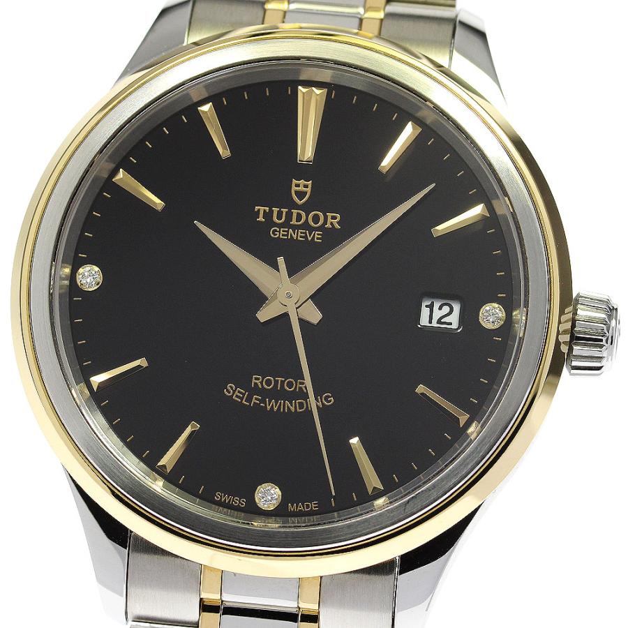 チュードル TUDOR 12503 スタイル YGコンビ 3Pダイヤ 自動巻き メンズ 保証書付き_920849 TUDOR（チューダー） チュードル TUDOR 12503 スタイル YGコンビ 3P