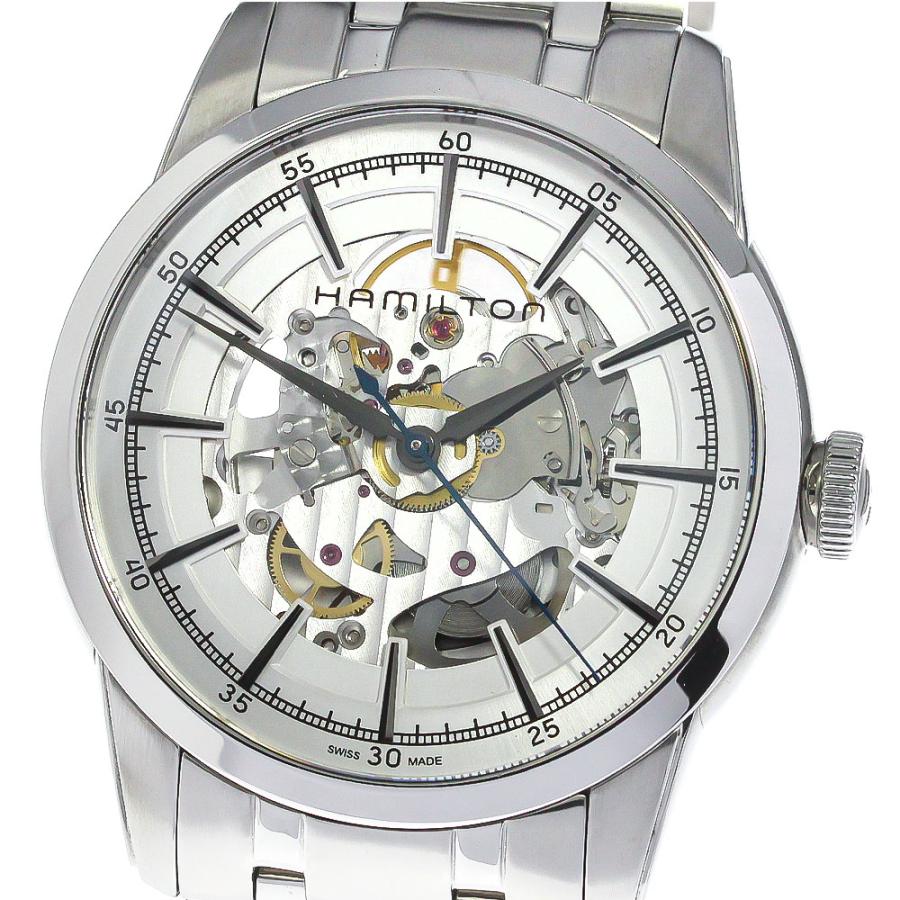 HAMILTON ハミルトン H406550 レイルロード スケルトン 自動巻き  