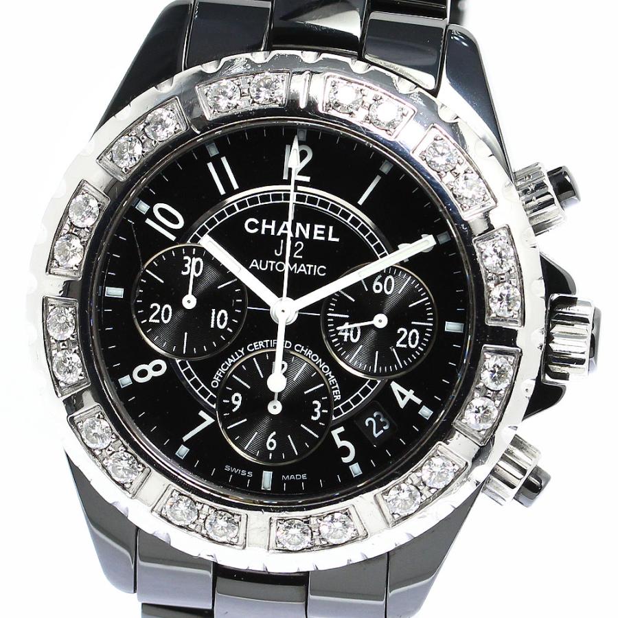 CHANEL シャネル H1178 J12 ダイヤベゼル ブラックセラミック CHANEL シャネル H1178 J12 ダイヤベゼル ブラックセラミック