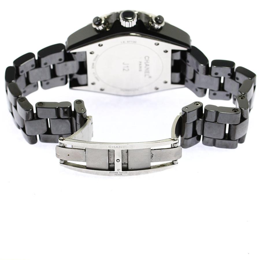 CHANEL（シャネル） CHANEL H1178 J12 ダイヤベゼル ブラック