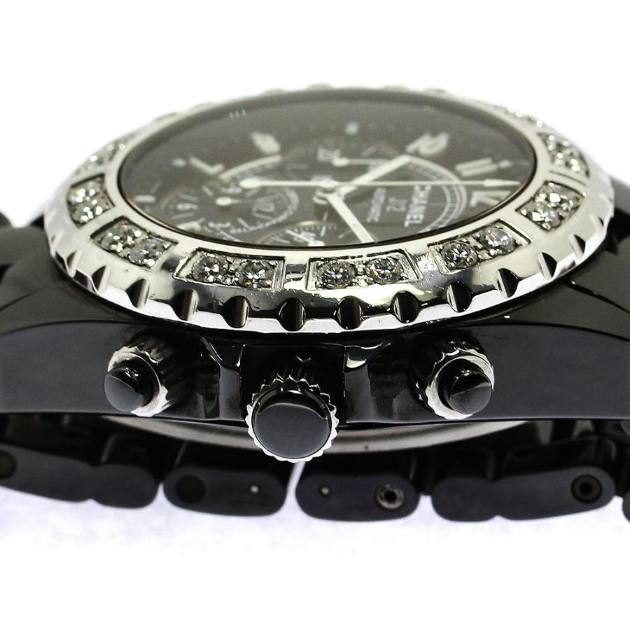 CHANEL（シャネル） CHANEL H1178 J12 ダイヤベゼル ブラック