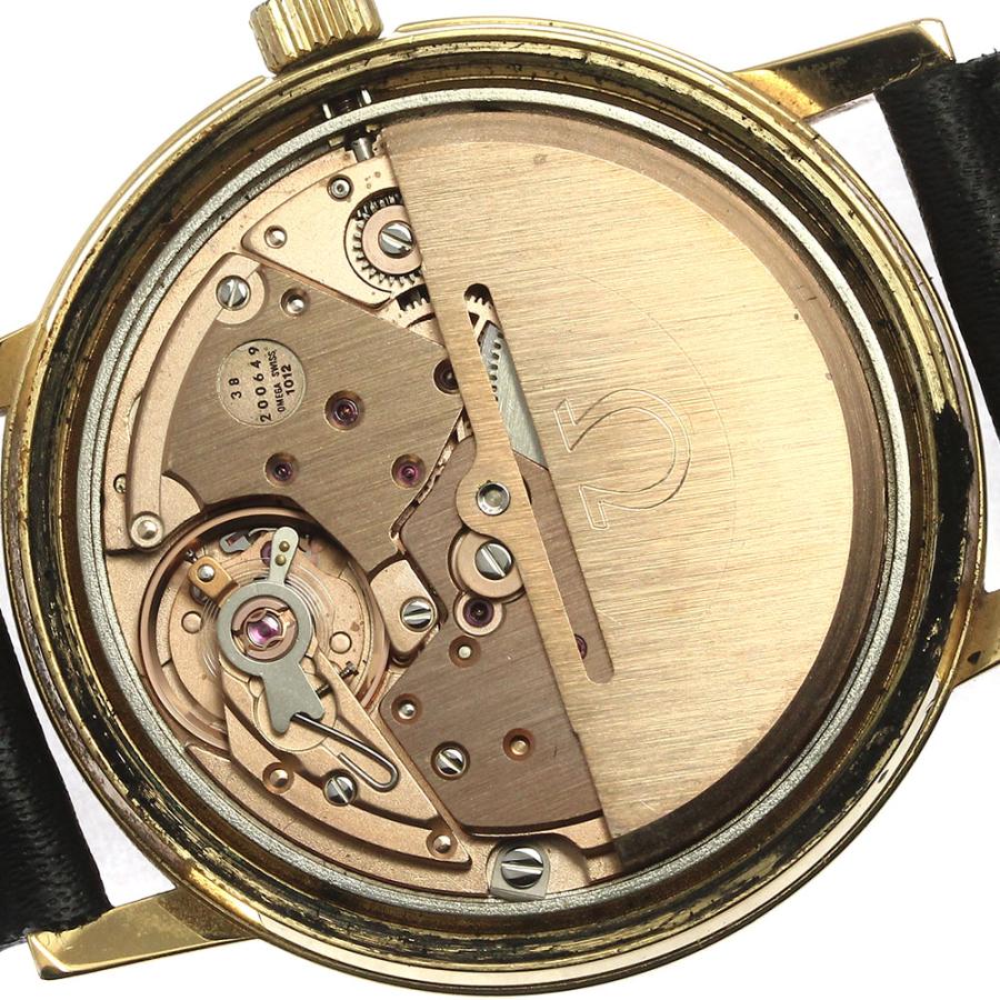 【美品】オメガ ジュネーブ 自動巻 純正尾錠 動作良好 デイト Cal.1012 美品】オメガ ジュネーブ 自動巻 純正尾錠 動作良好 デイト Cal