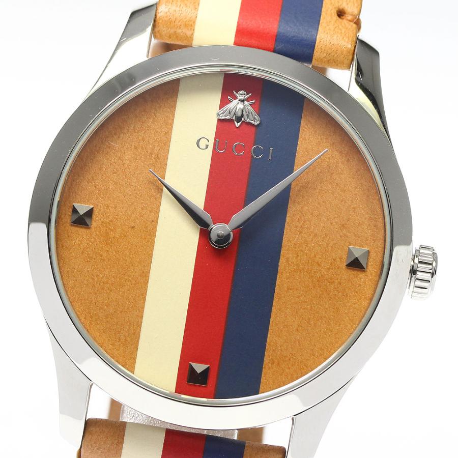 グッチ GUCCI 126.4/YA1264078 Gタイムレス ストライプ クォーツ  