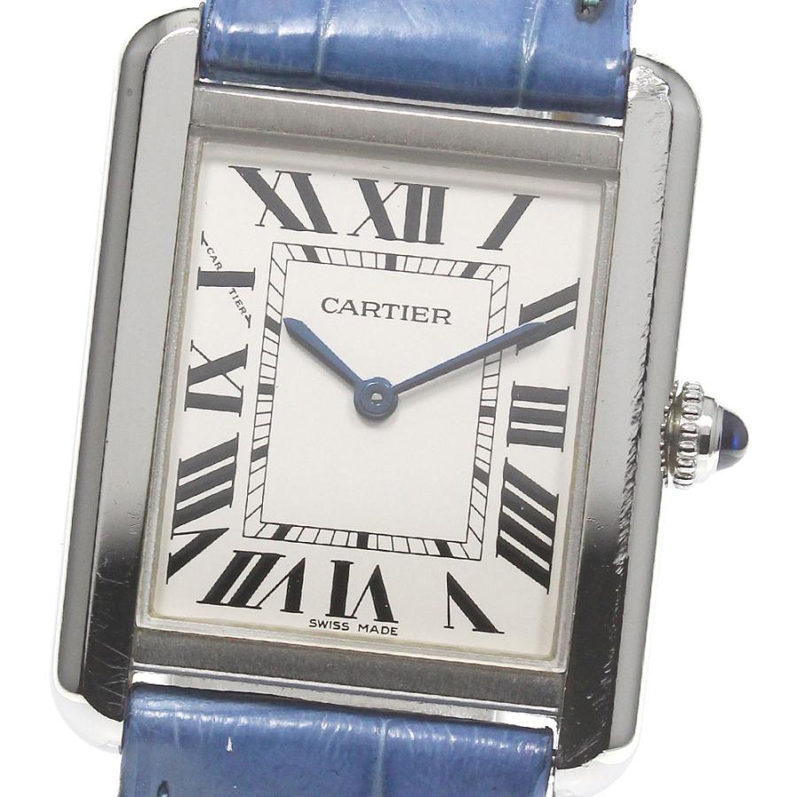カルティエ CARTIER W5200005 タンクソロ SM クォーツ レディース  