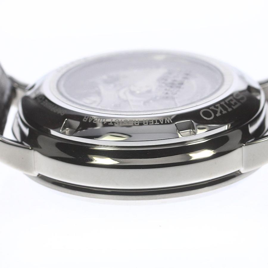 セイコー SEIKO SARR003/5R65-0AP0 プレザージュ パワーリザーブ デイト 琺瑯文字盤 スプリングドライブ メンズ 未使用 ...