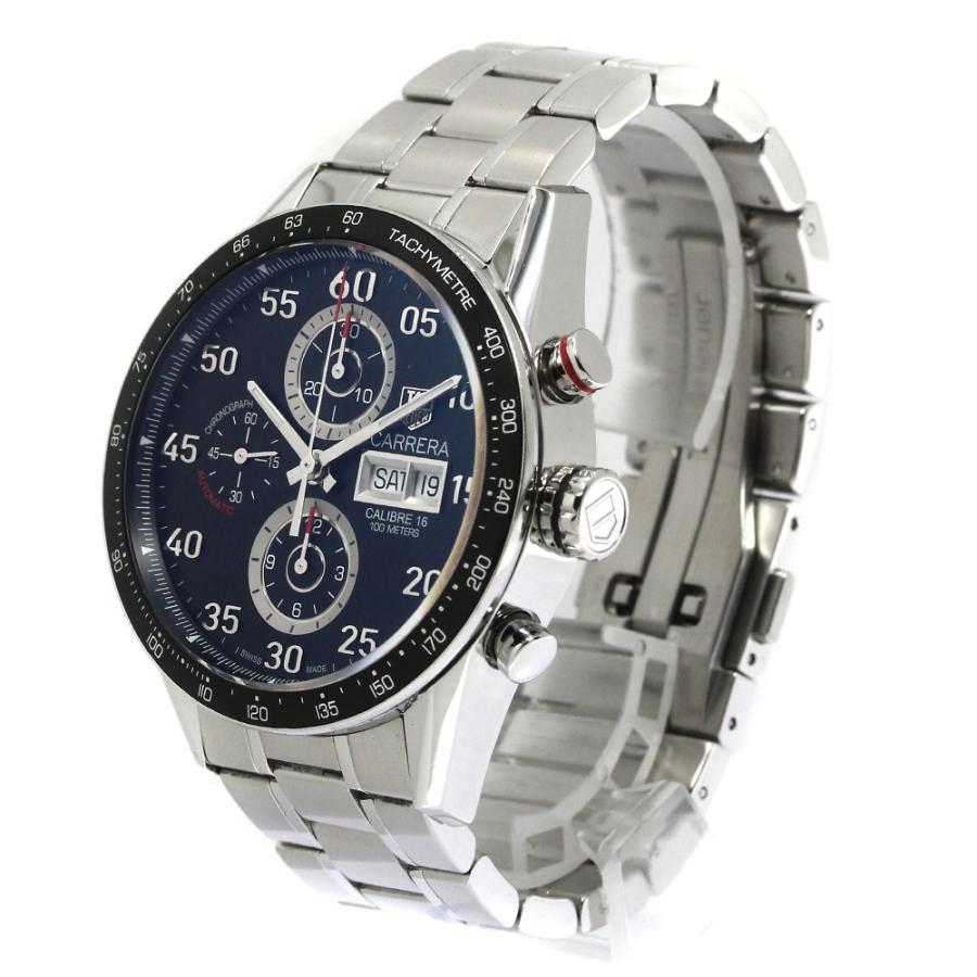 TAG HEUER（タグ・ホイヤー） TAG HEUER CV2A10.BA0796 カレラ クロノグラフ デイデイト 自動巻き メンズ 良品 ...