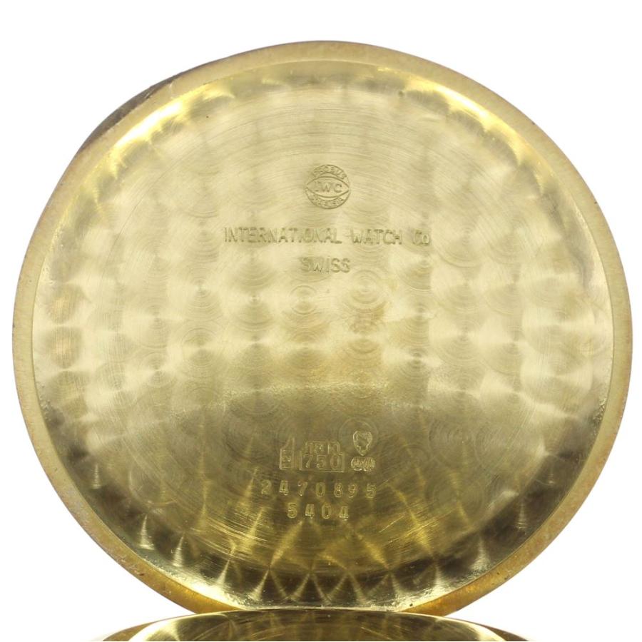 IWC SCHAFFHAUSEN 懐中時計 K18YG Cal.9820 手巻き メンズ