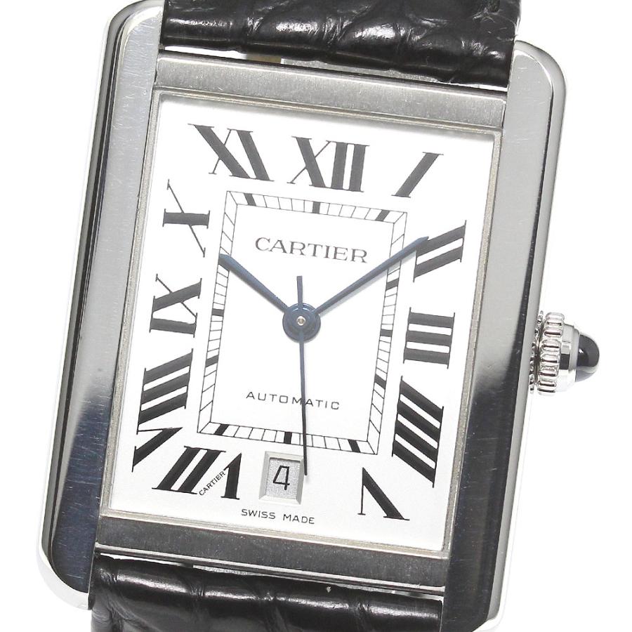 カルティエ CARTIER WSTA0029 タンクソロXL デイト 自動巻き メンズ _967661 Cartier（カルティエ） CARTIER WSTA0029 タンクソロXL デイト 自動