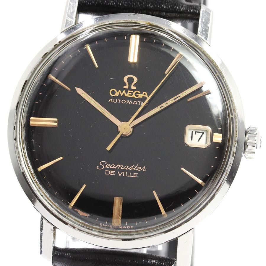 OMEGA（オメガ） シーマスターデビル デイト ブラック文字盤 自動巻き メンズ _776363 : CLOSER Yahoo!ショップ ...