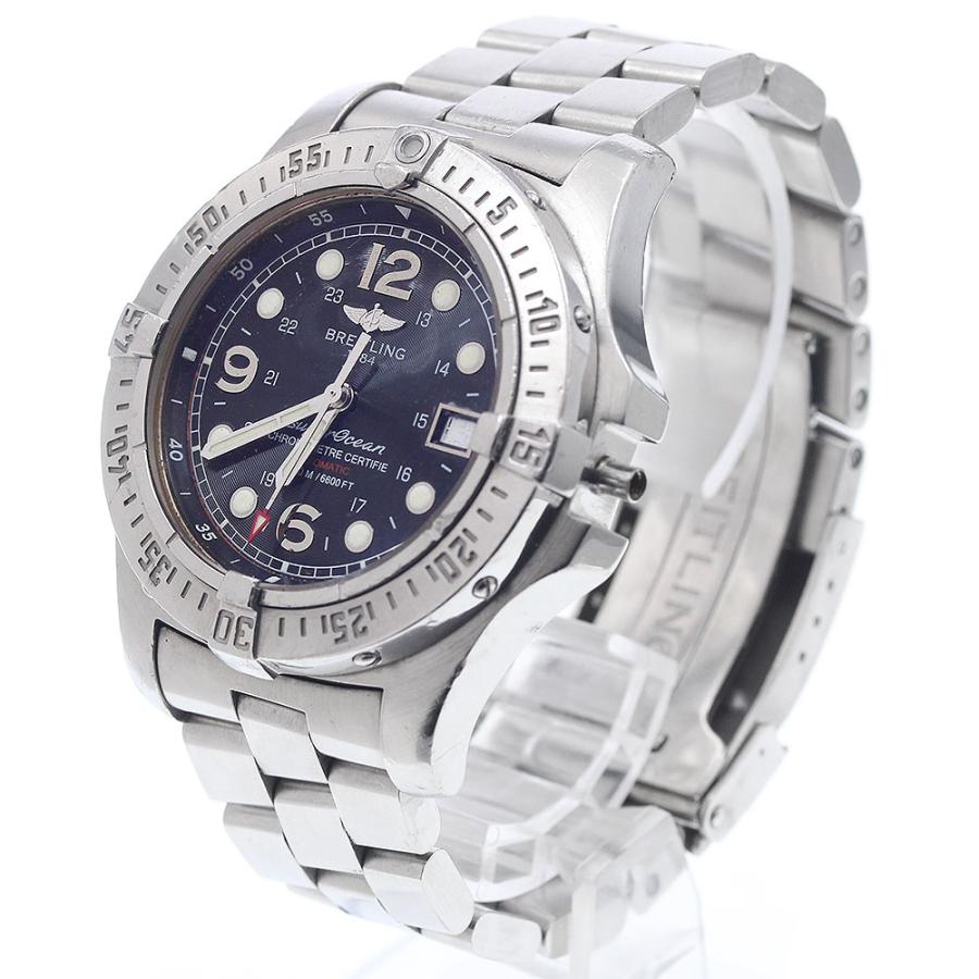 ジャンク ブライトリング BREITLING A17390 スーパーオーシャン スチールフィッシュ デイト 自動巻き メンズ _776531の画像