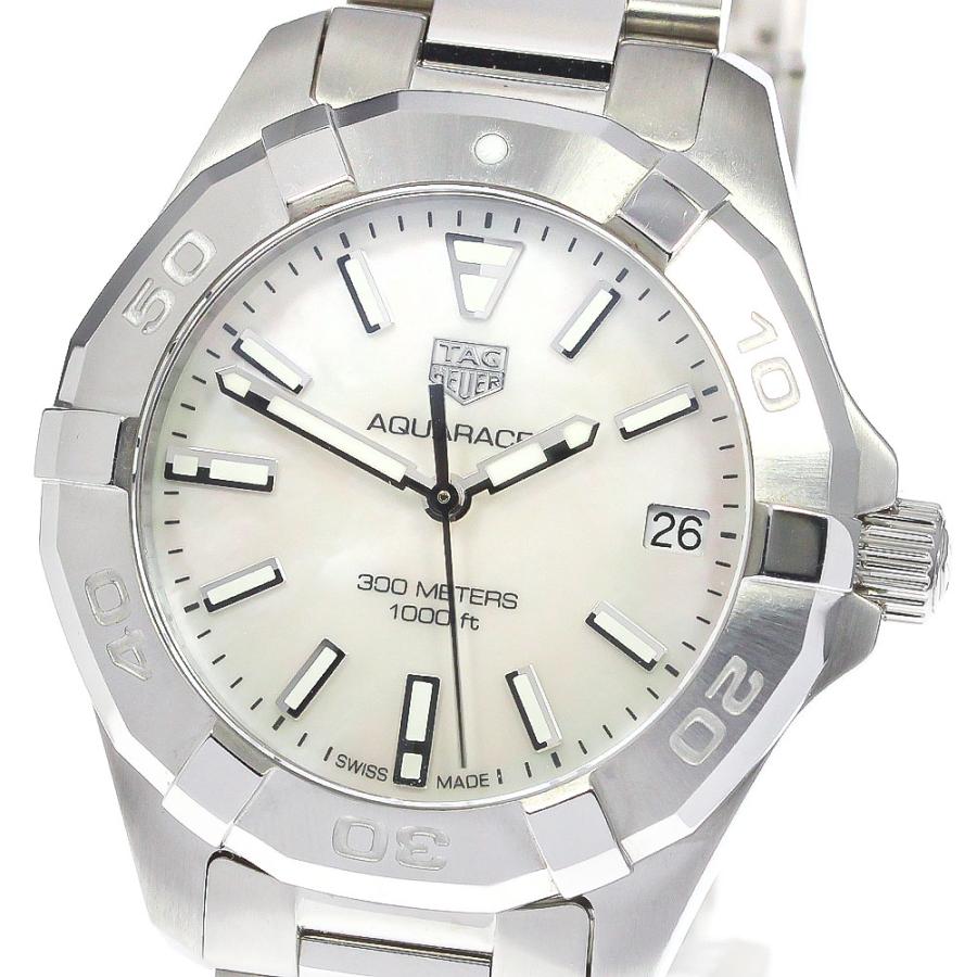 TAG HEUER タグホイヤー WBD1311 アクアレーサー デイト クォーツ レディース 箱・保証書付き_776655 : CLOSER ...