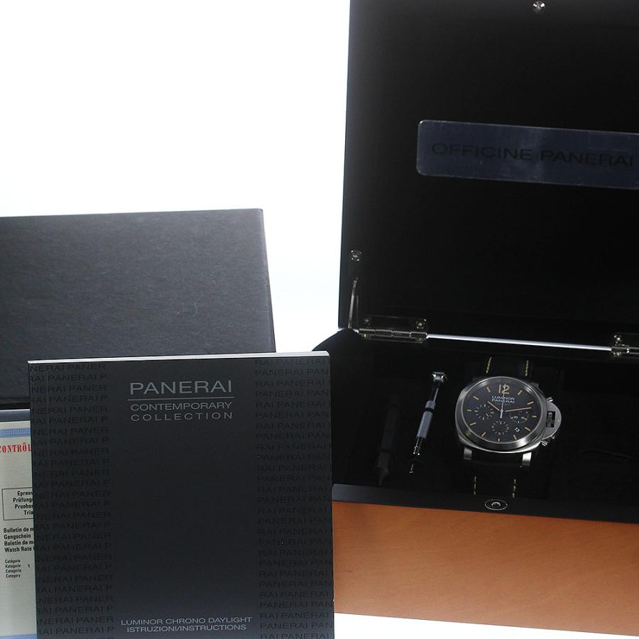 パネライ PANERAI PAM00356 ルミノール デイライト クロノグラフ 自動巻き メンズ 箱付き_776663｜closer0510｜02