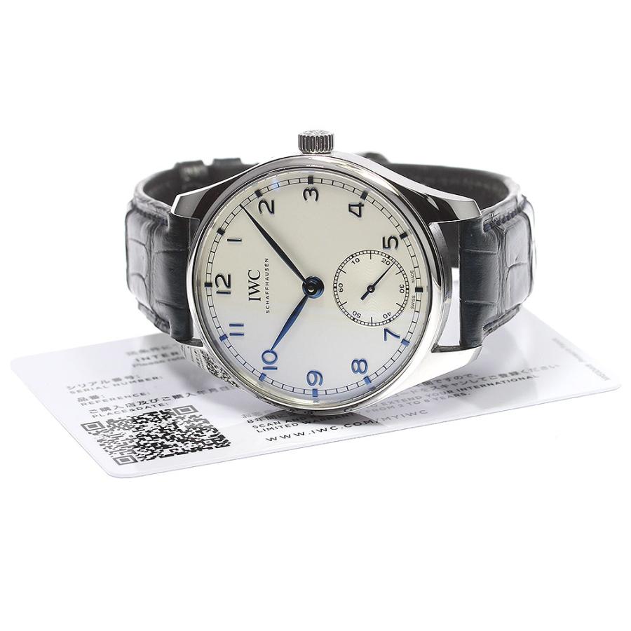 IWC SCHAFFHAUSEN IW358304 ポルトギーゼ オートマティック40 スモールセコンド 自動巻き メンズ 美品 保証書付き_777900｜closer0510｜02