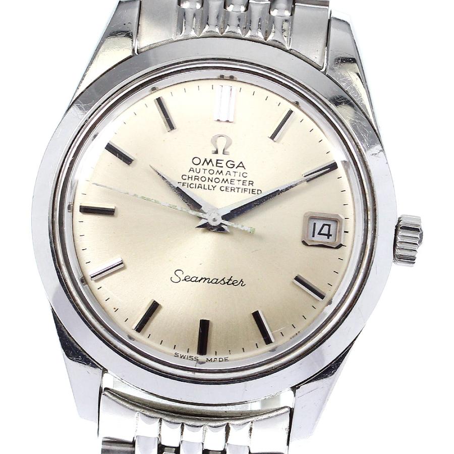オメガ OMEGA 166.010 168.024 シーマスター Cal.564 ライスブレスレット 自動巻き メンズ _777950 : ...