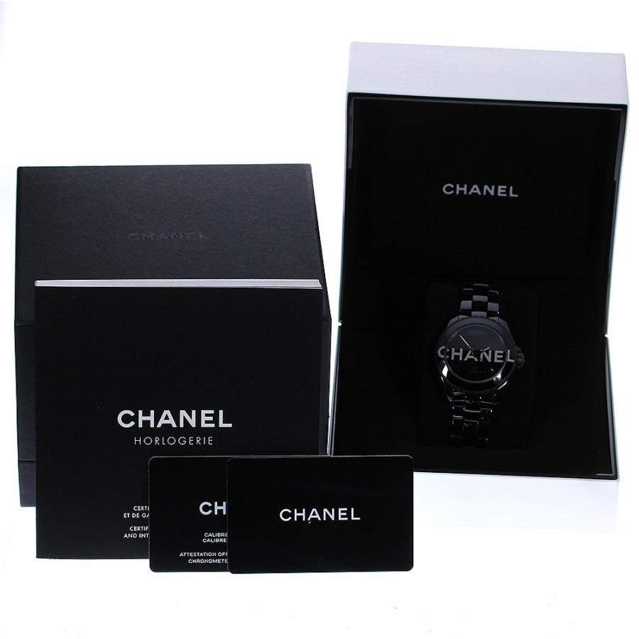 CHANEL（シャネル） CHANEL H7418 J12 ウォンテッド ドゥ 黒セラミック