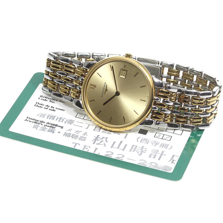 LONGINES クォーツ 腕時計　L5.632.3 LONGINES（ロンジン） LONGINES L5.632.3 デイト クォーツ メンズ