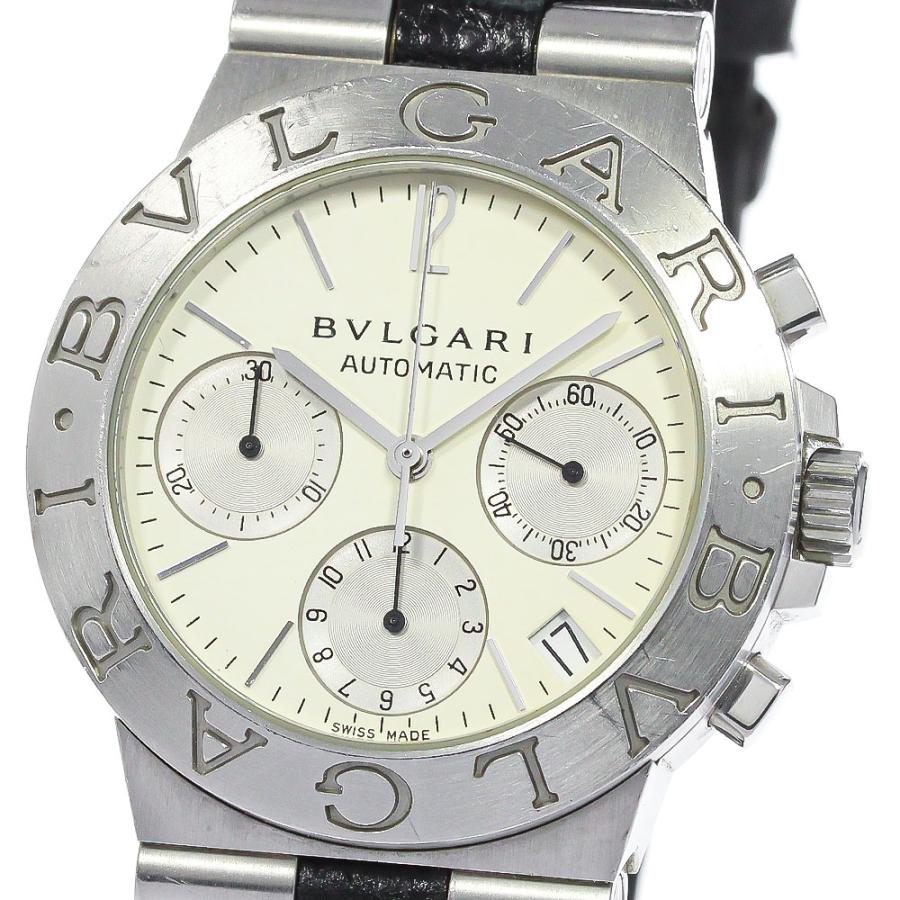 BVLGARI★ブルガリディアゴノクロノグラフ★純正ベルト★CH-35S BVLGARI ブルガリ 時計 メンズ ブランド ディアゴノ スポーツ
