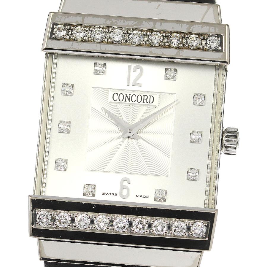 【正規品直輸入】 コンコルド CONCORD Concord クォーツ ダイヤベゼル K18WG コンコルド