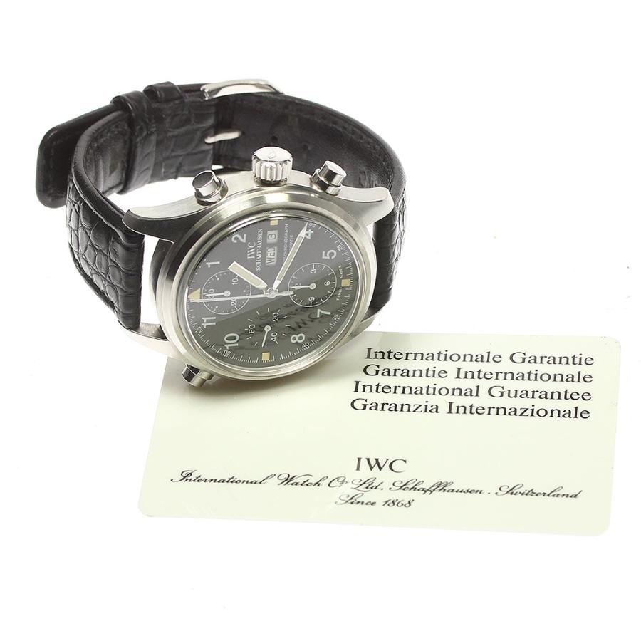 IWC IWC SCHAFFHAUSEN 3711-003 ドッペル クロノグラフ 自動巻き メンズ 良品 保証書付き_779018｜closer0510｜02