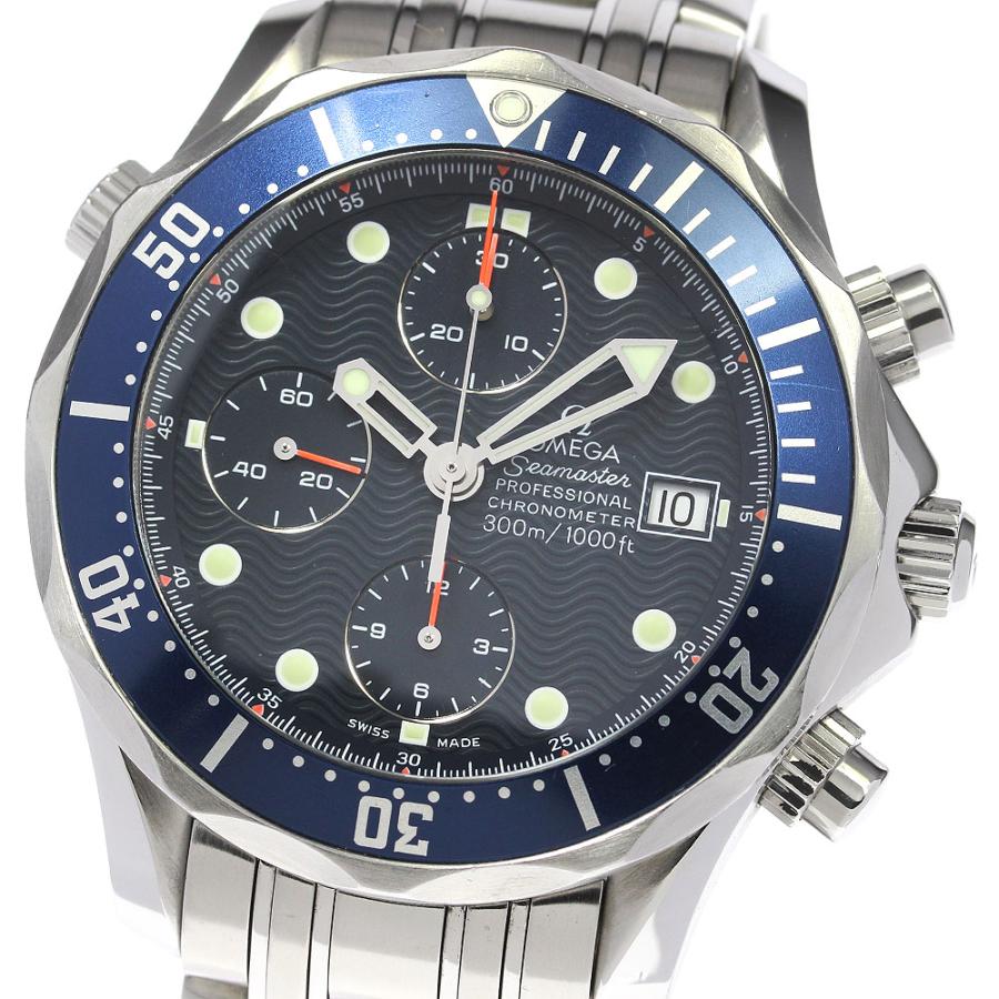☆良品 【OMEGA】オメガ シーマスター300 クロノグラフ 2599.80 自動巻き メンズ_734381 OMEGA（オメガ） OMEGA 2599.80 シーマスター300 クロノグラフ 自動