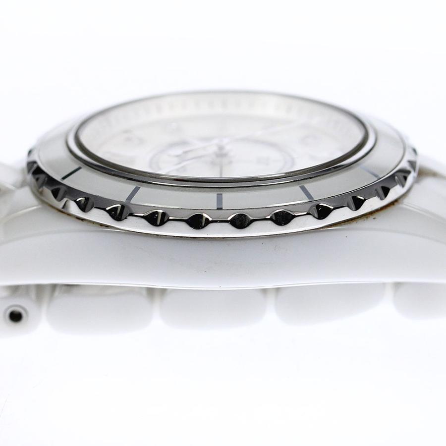 CHANEL（シャネル） CHANEL H2422 J12 33mm 白セラミック 8Pダイヤ