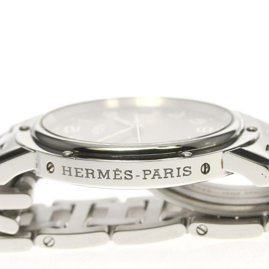 エルメスCL6.710 クリッパー デイト メンズ時計 HERMES エルメス クリッパー 腕時計 ステンレススチール CL6.710