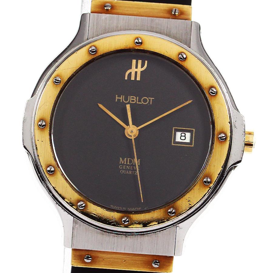 HUBLOT（ウブロ） ベルト訳あり HUBLOT 140.10.2 MDM K18YGベゼル 