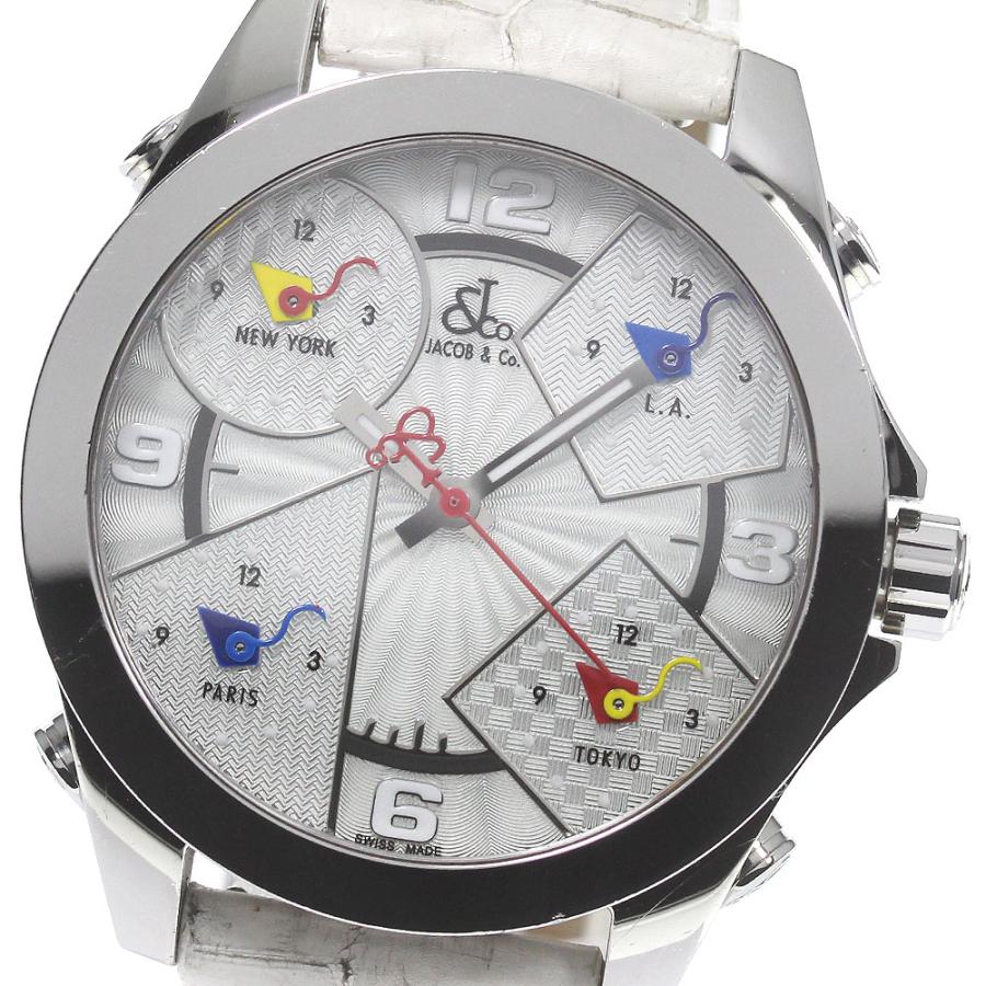 ジェイコブ JACOB&CO 5タイムゾーン クォーツ ボーイズ _779549 779549 CLOSER Yahoo!ショップ
