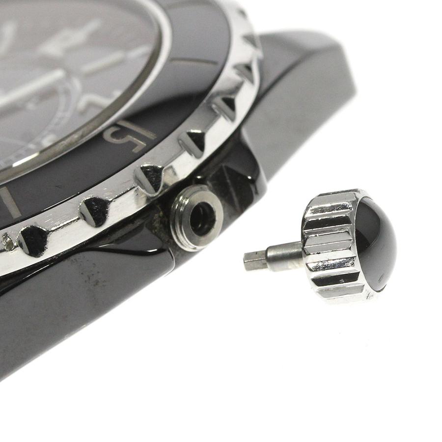 訳あり シャネル CHANEL H0684 J12 黒セラミック 38MM ヘッド 自動巻き メンズ _780002 : 780002 ...