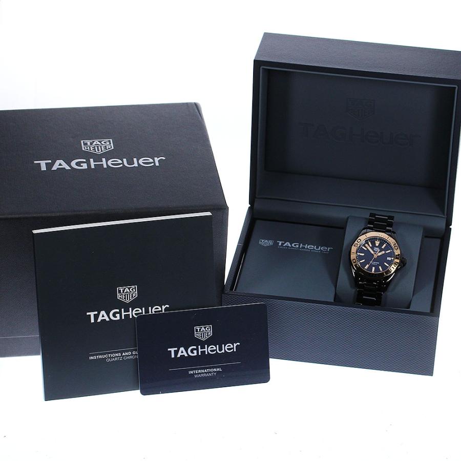TAG HEUER（タグ・ホイヤー） TAG HEUER WAY1355 アクアレーサー デイト クォーツ レディース 極美品 箱・保証書付き ...