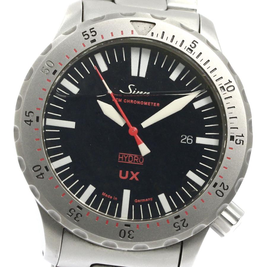 Sinn(ジン) Hydro(ハイドロ) 腕時計 ブラック【ジャンク】 Sinn（ジン） ジャンク Sinn 403.HYDOR ハイドロ UX デイト クォーツ