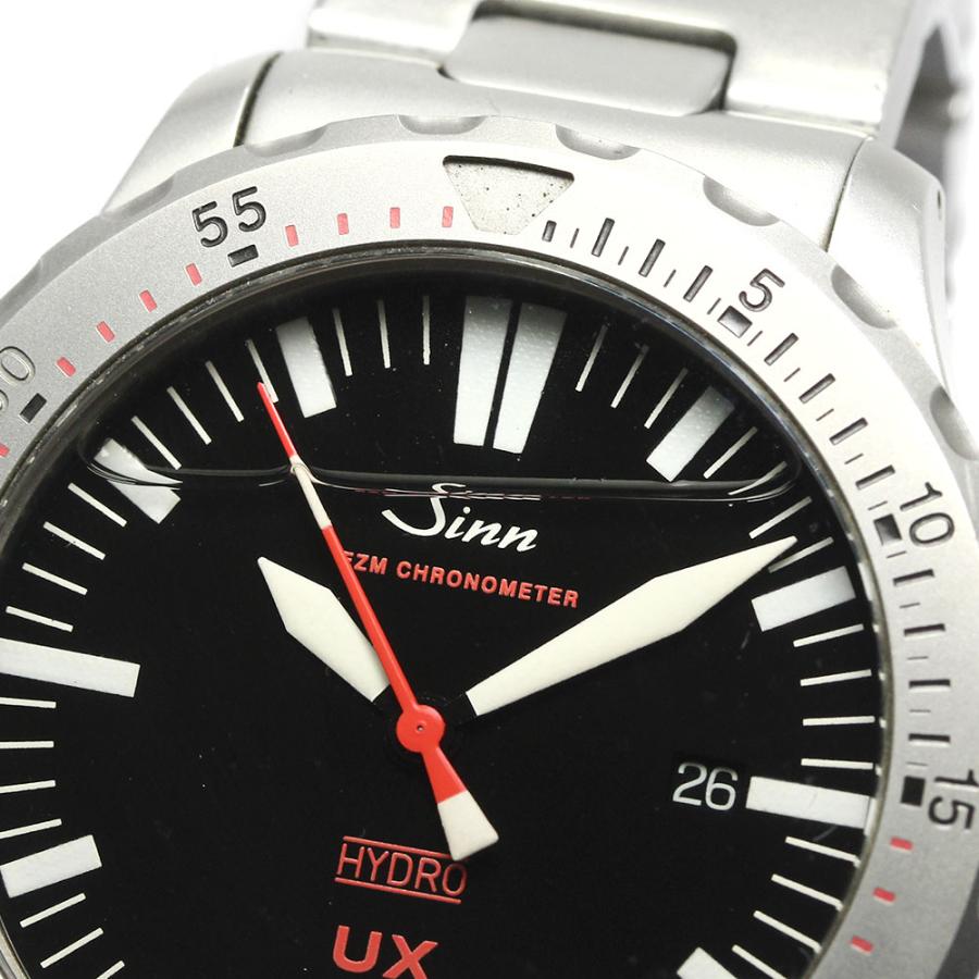 Sinn(ジン) Hydro(ハイドロ) 腕時計 ブラック【ジャンク】 Sinn（ジン） ジャンク Sinn 403.HYDOR ハイドロ UX デイト クォーツ