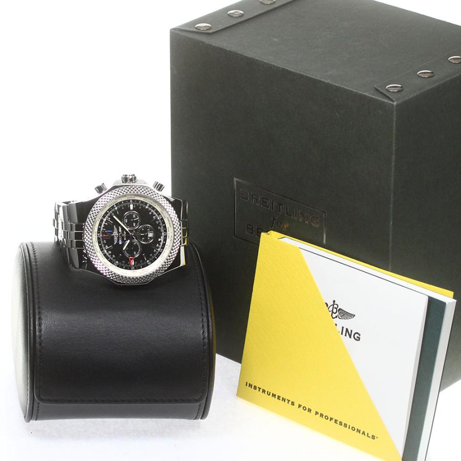 ブライトリング（BREITLING） BREITLING A47362 ベントレー GMT クロノグラフ 自動巻き メンズ 良品 箱付き ...