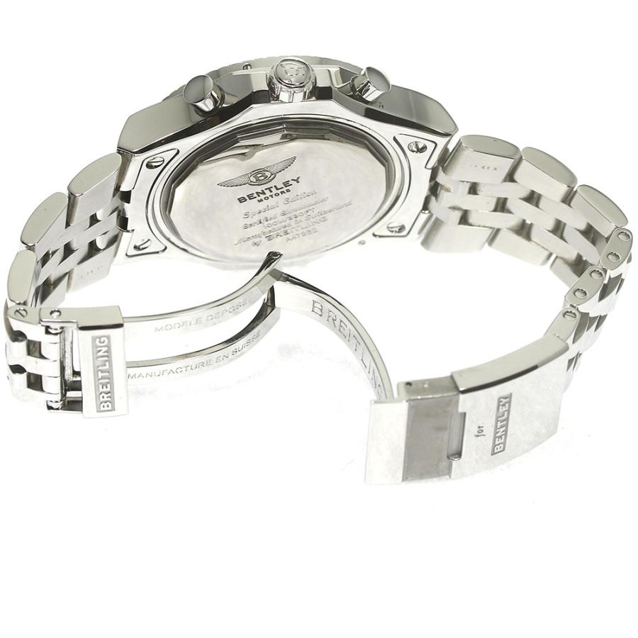 ブライトリング（BREITLING） BREITLING A47362 ベントレー GMT クロノグラフ 自動巻き メンズ 良品 箱付き ...
