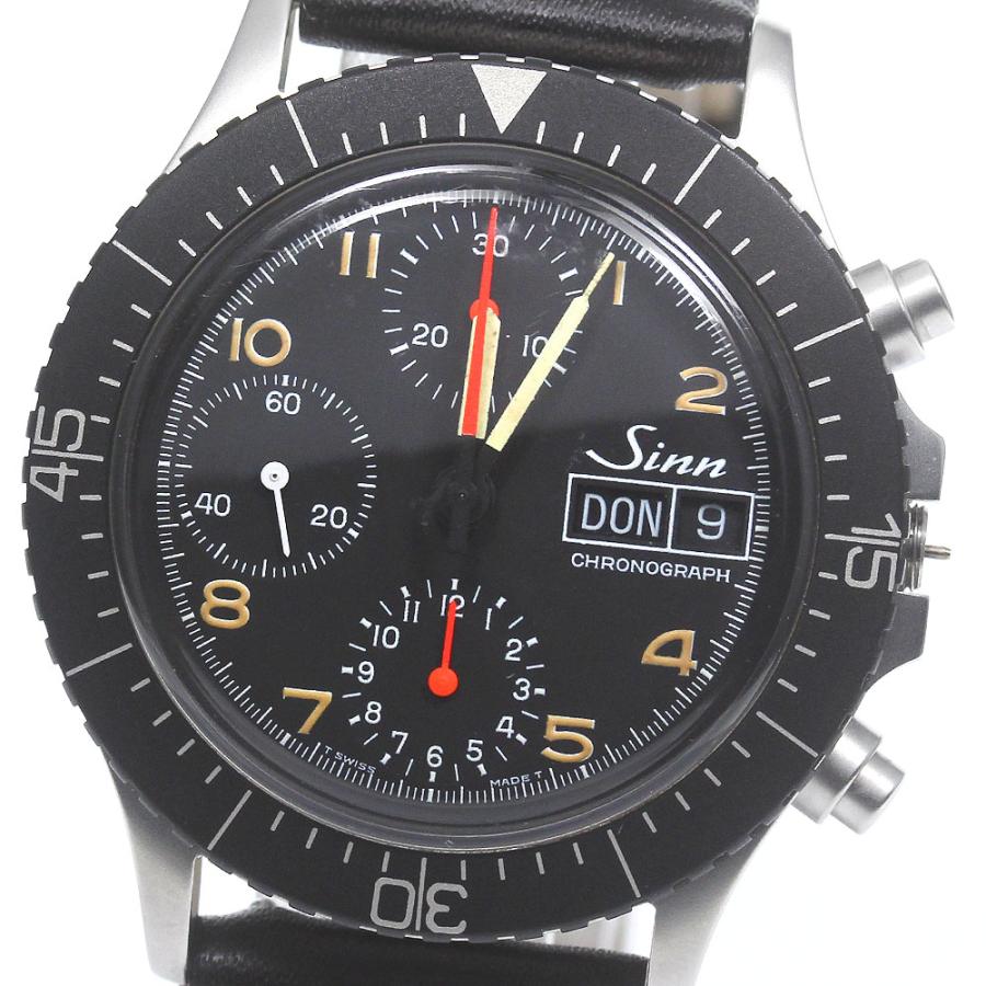 SINN 256 クロノグラフ デイデイト Sinn（ジン） 訳あり Sinn 256 クロノグラフ デイデイト 自動巻き