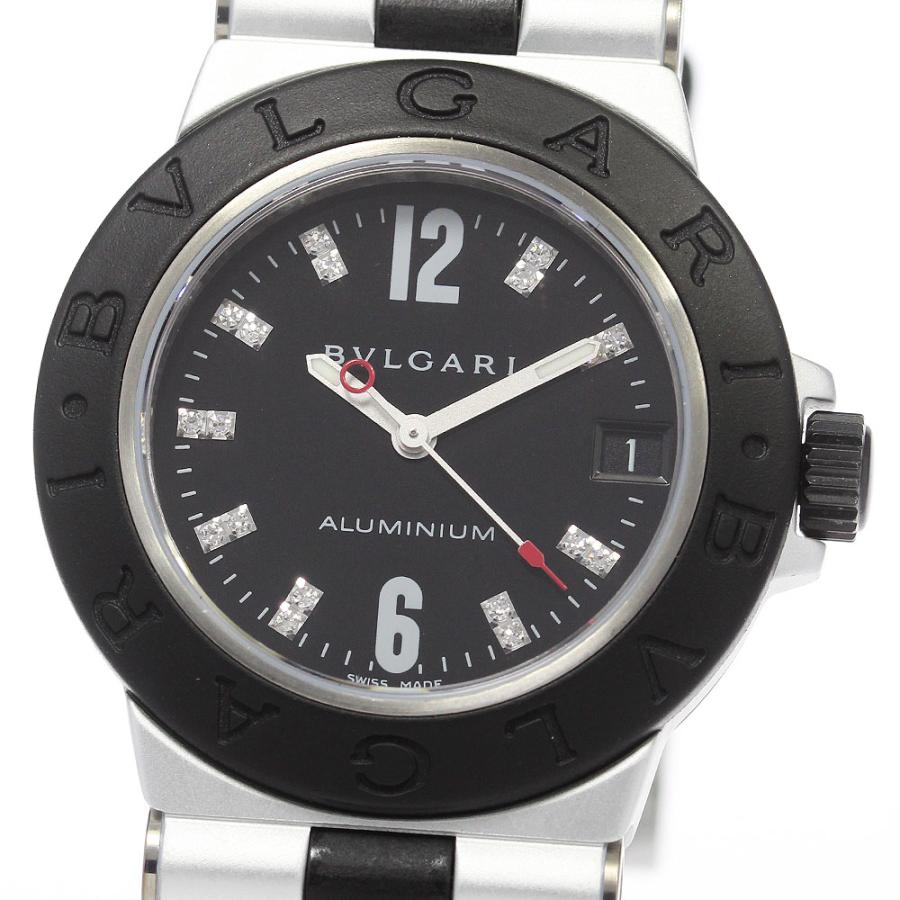 ベルト訳あり ブルガリ BVLGARI AL32TA アルミニウム ダイヤ 