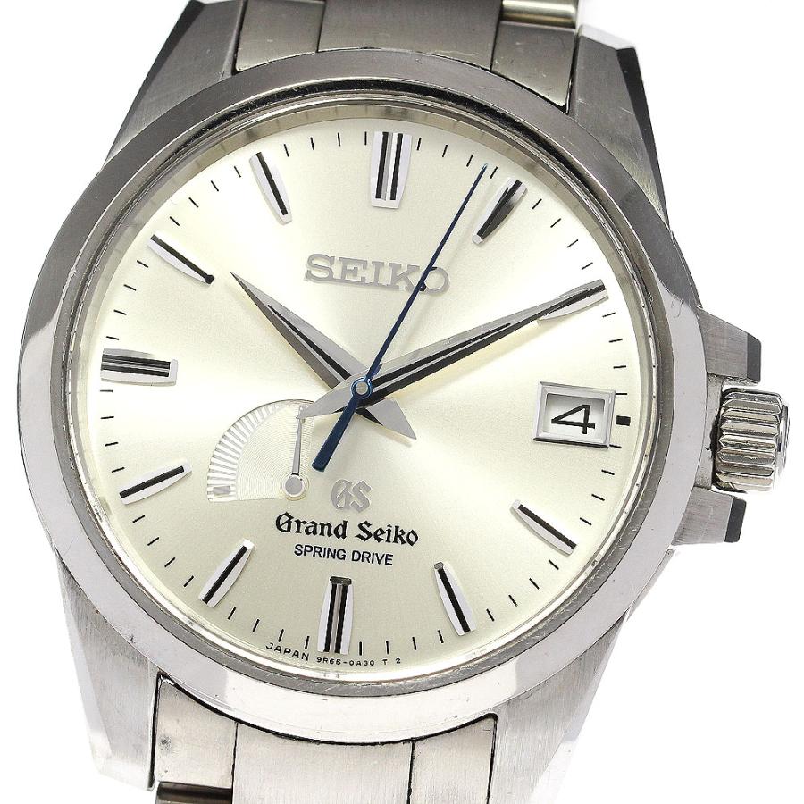 セイコー SEIKO SBGA079/9R65-0BG0 グランドセイコー パワーリザーブ デイト スプリングドライブ メンズ 箱・保証書付き_947259 SEIKO（セイコー） SEIKO SBGA079/9R65-0BG0 グランドセイコー パワー