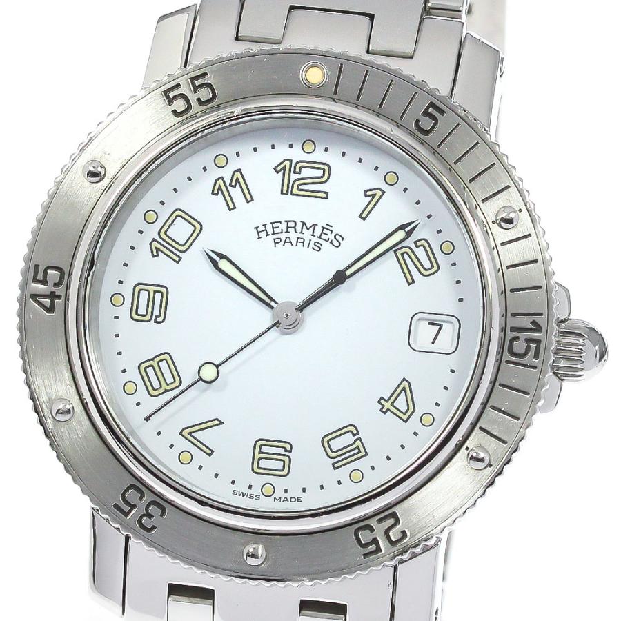 HERMES エルメス CL7.710 クリッパー ダイバー デイト クォーツ HERMES エルメス CL7.710 クリッパー ダイバー デイト クォーツ