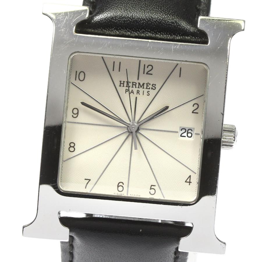 HERMES（エルメス） HERMES HH1.810 Hウォッチ デイト クォーツ メンズ