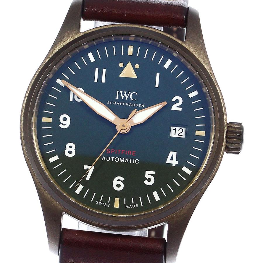 IWC IWC SCHAFFHAUSEN IW326802 スピットファイア デイト 自動巻き メンズ 箱・保証書付き_810066 IWC SCHAFFHAUSEN（IWCシャフハウゼン） IWC SCHAFFHAUSEN IW326802